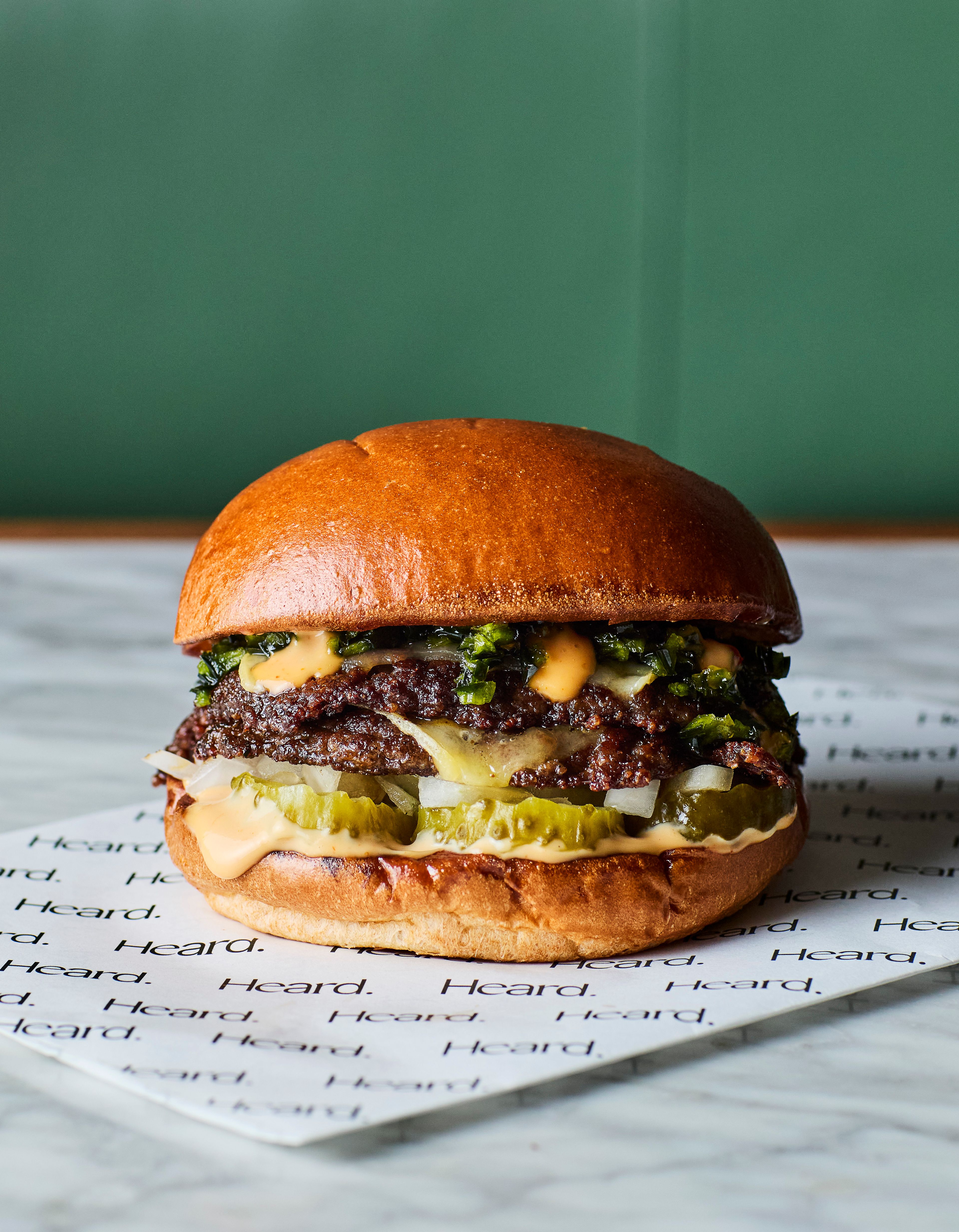 Heard. Smash Burgers by  Chef Jordan Bailey