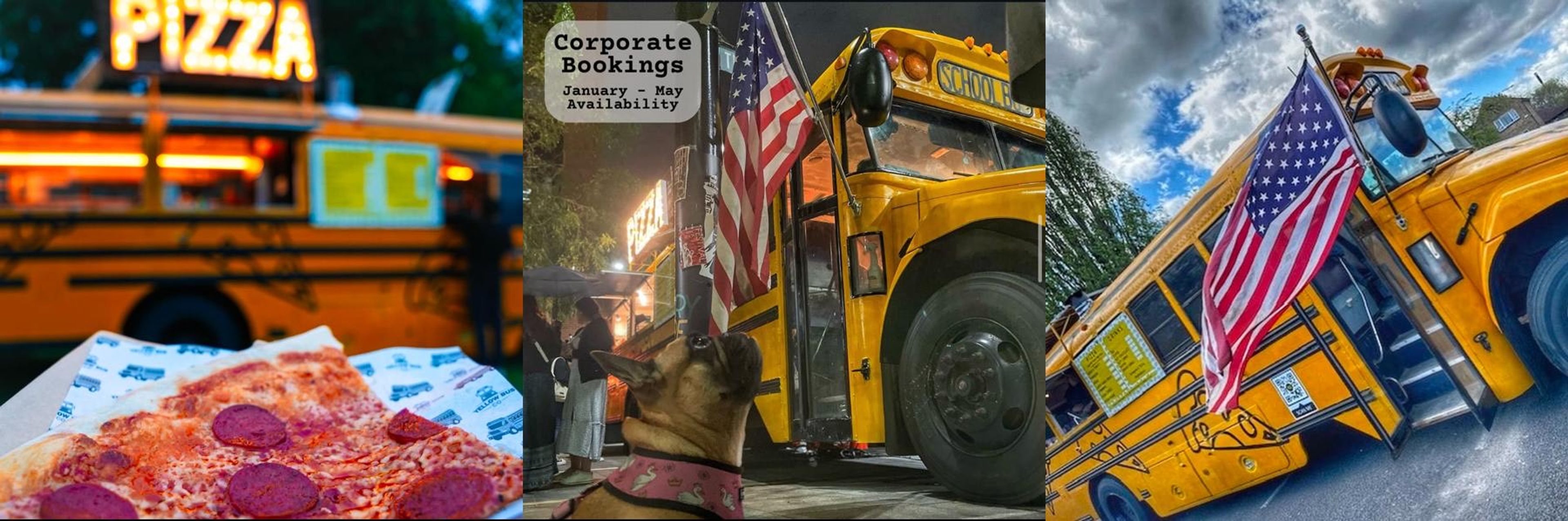 Yellow bus catering