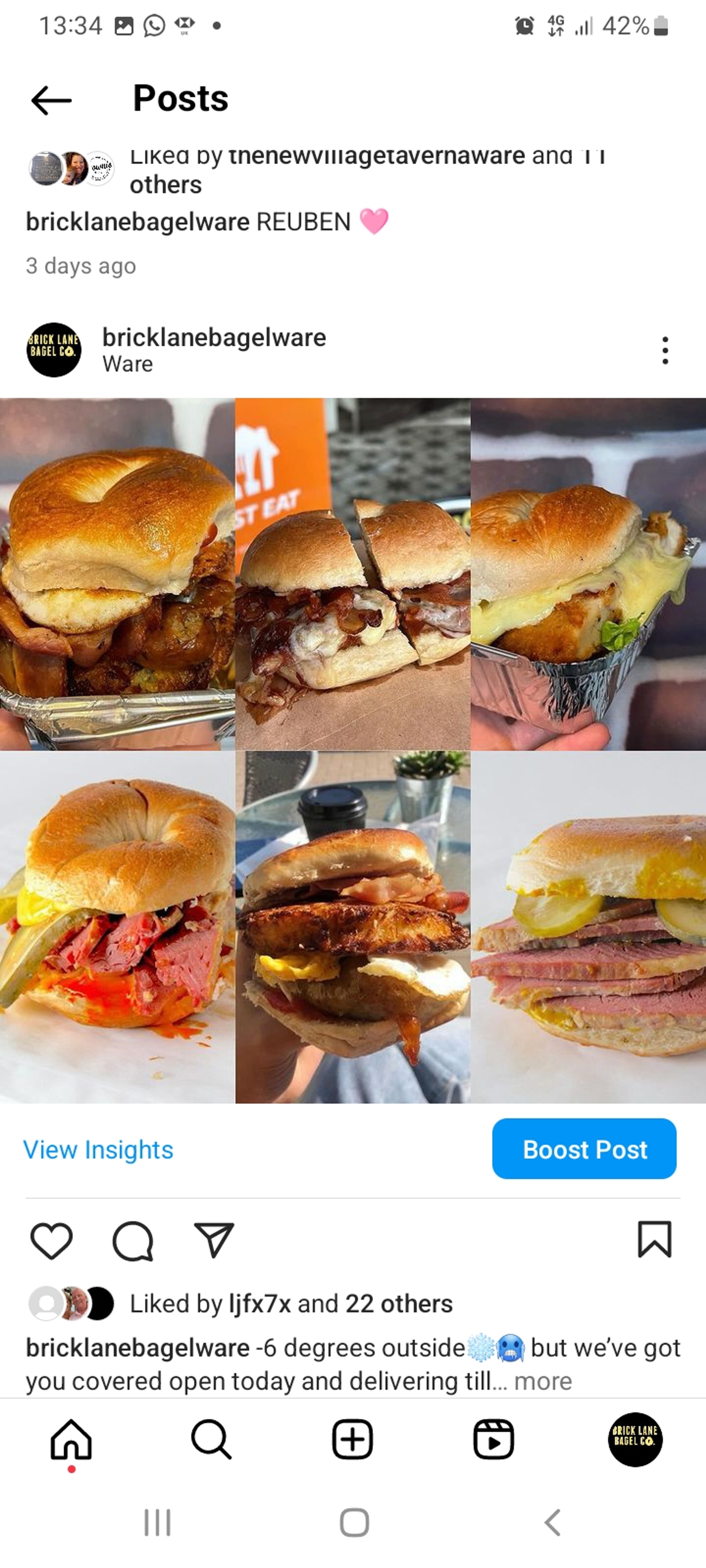 Brick lane bagel company 